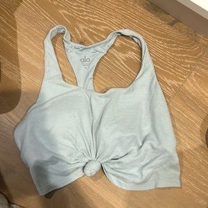 Alo sports bra front tie